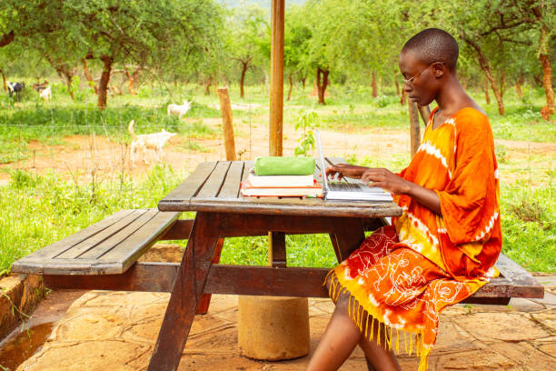 istock A young African woman working remotely online at home 2191171380
