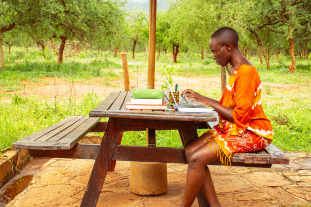 istock A young African woman working remotely online at home 2191171392