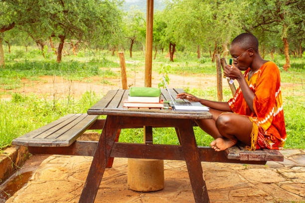 istock A young African woman working remotely from home 2191171417
