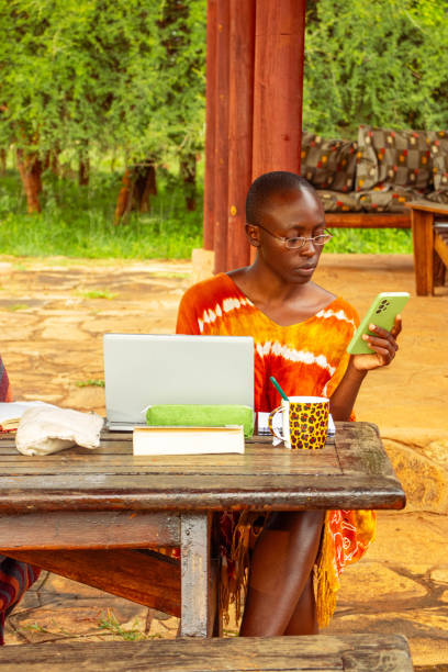 istock A young African woman working remotely from home 2191171425