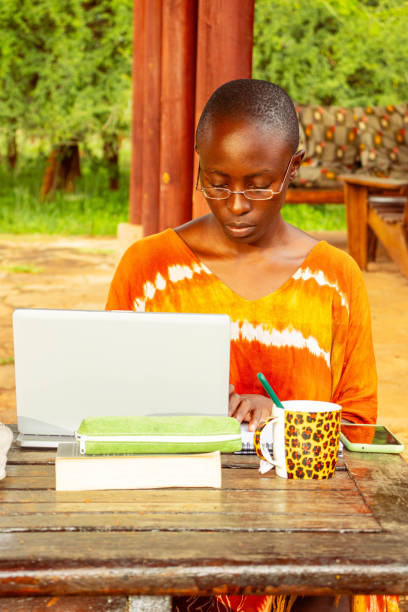 istock A young African woman working remotely from home 2191171430