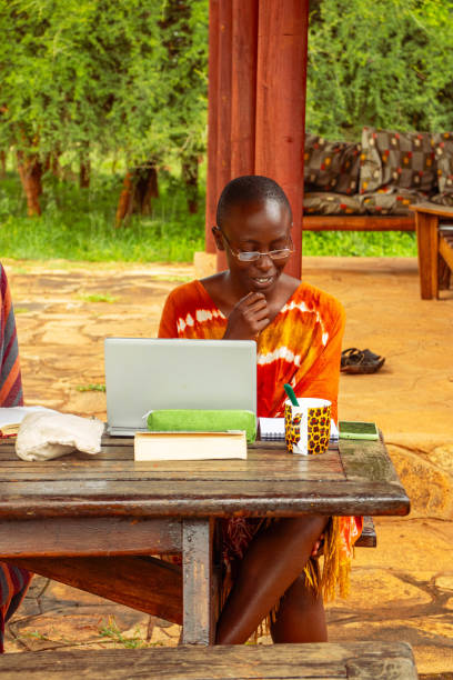 istock A young African woman working remotely from home 2191171431