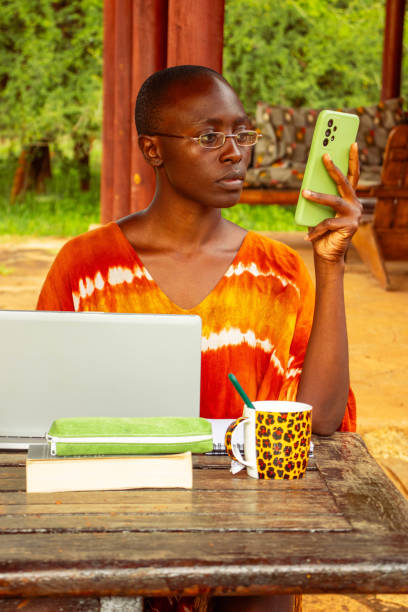 istock A young African woman working remotely from home 2191171449