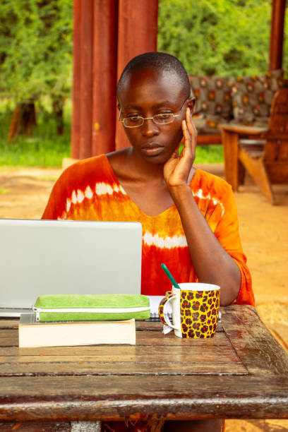 istock A young African woman working remotely from home 2191171454