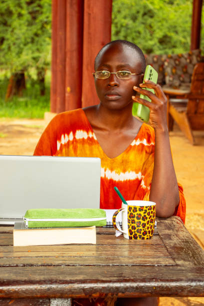 istock A young African woman working remotely from home 2191171455