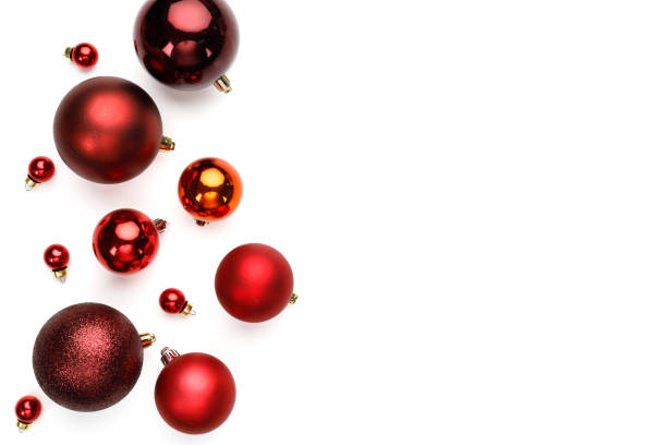 istock Christmas balls on isolated white background 2191172541