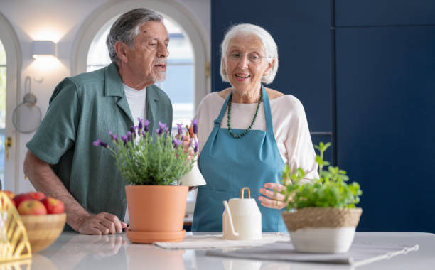 istock Senior Couple Gardening At Home 2191189695