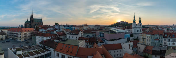 istock Brno Old Town Panorama at Sunset 2191190685