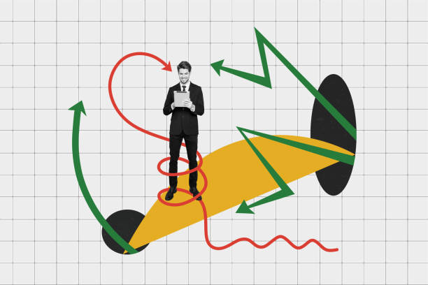 istock Collage image young businessman browsing tablet successful entrepreneur trader making money profit earning income increase progress charts 2191193043