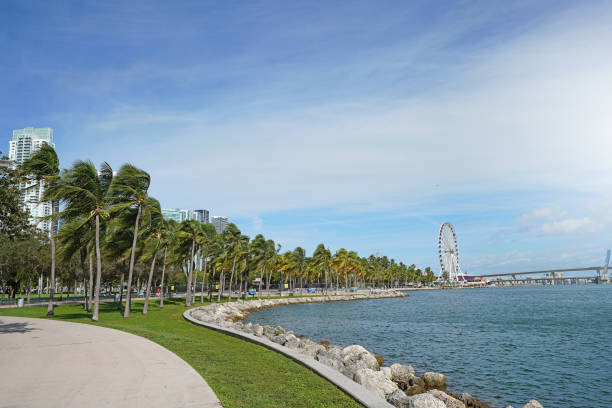 istock Walking path in Bayfront Park along Biscayne Bay in downtown Miami 2191194577