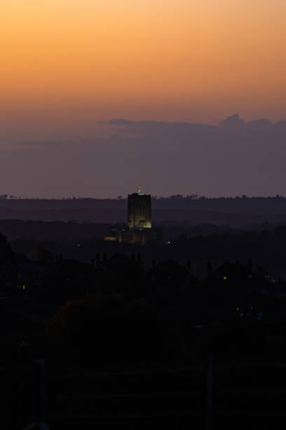 istock Guildford cathedral sunset sky view Surrey England 2191195566
