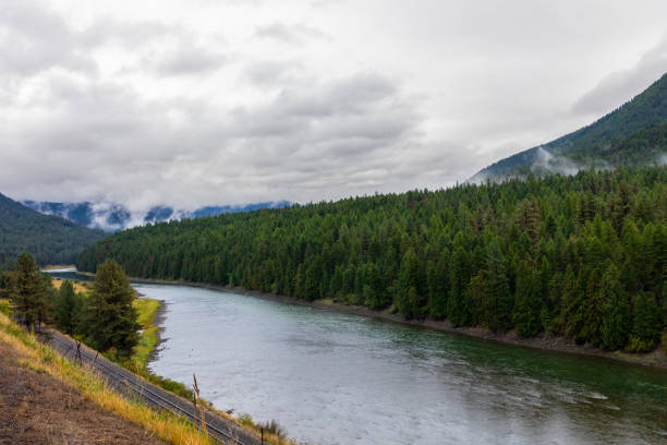 istock Roadside View of Montana River 2191199214
