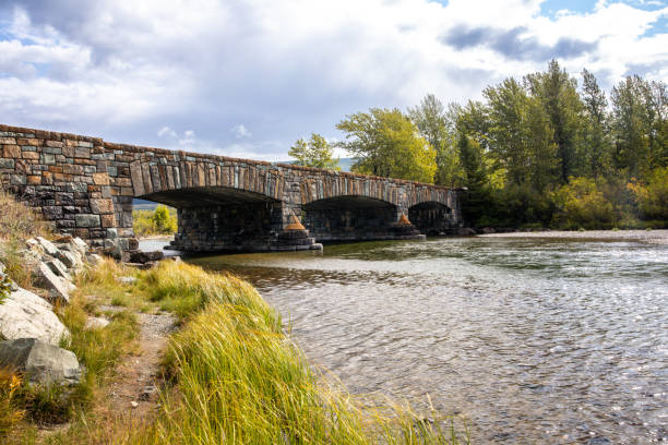 istock Stone Bridge over Montana Lake 2191199329