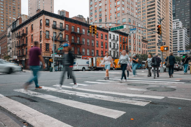 istock Crosswalk in Lower East Side - Manhattan 2191201498