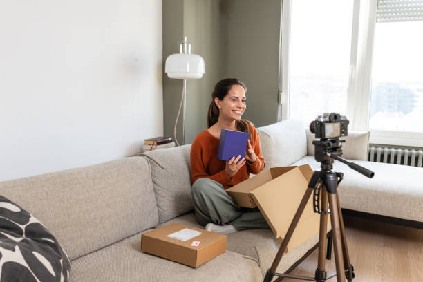 istock A creative influencer filming a product review 2191203581