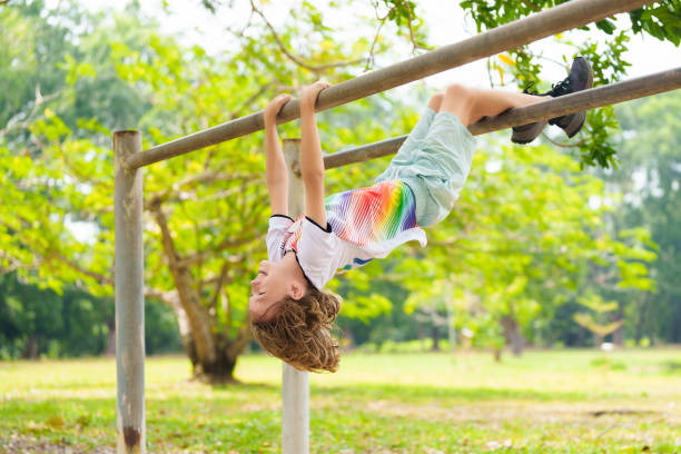 istock Child on playground. Active kid in school yard. 2191207735