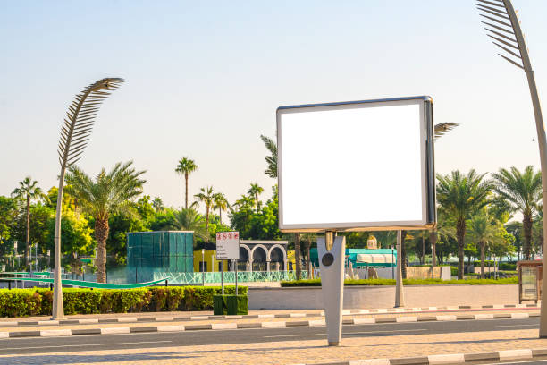 istock billboard on the roadside with white interior isolated 2191213849