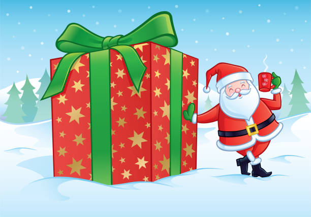 Lean Santa 60+ Santa Leaning Stock Illustrations, Royalty-Free Vector Graphics ...
