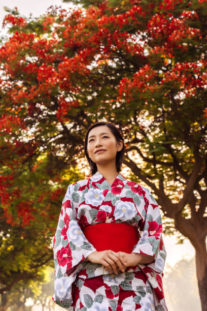 istock Elegance in Bloom Beneath the Scarlet Canopy 2191215932
