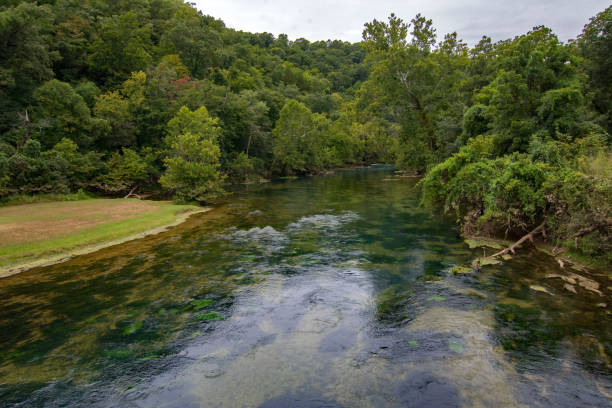 istock Ozark NSR - Big Spring - Spring Water Channel Viewed from Bridge 2191222384