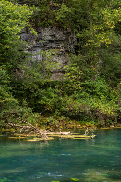 istock Ozark NSR - Big Spring - Rocky Bluff Above Blue-green Water 2191222403