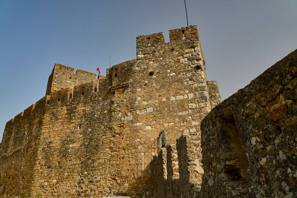 Castle of Marvão, a well-preserved medieval castle dating back to the 8th century, one of the historic landmarks of Marvão, a town at the top of the Serra de São Mamede