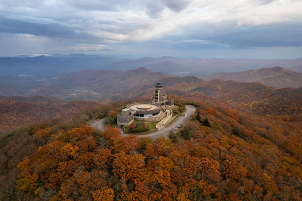 Brasstown Bald in North Georgia in the Fall