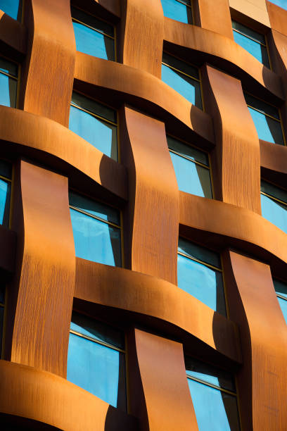 istock An Architectural Detail Showcasing a Modern Building Featuring an Intricate Woven Design 2191237554