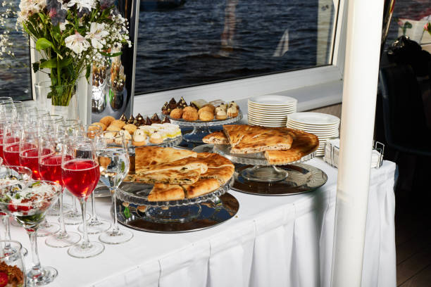 istock An Elegant Catering Spread Set Up on a Beautiful Boat for a Memorable Celebration 2191237706