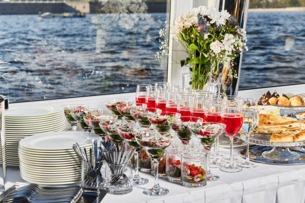 istock An Elegant Event Setup Featuring Delicious Desserts and Refreshing Drinks by the Water 2191238754