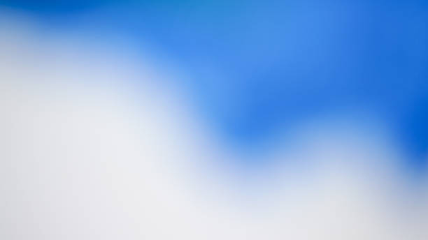A soothing transition from white to deep blue background