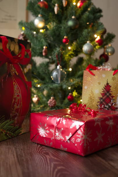 istock Gifts under the Christmas tree 2191257940