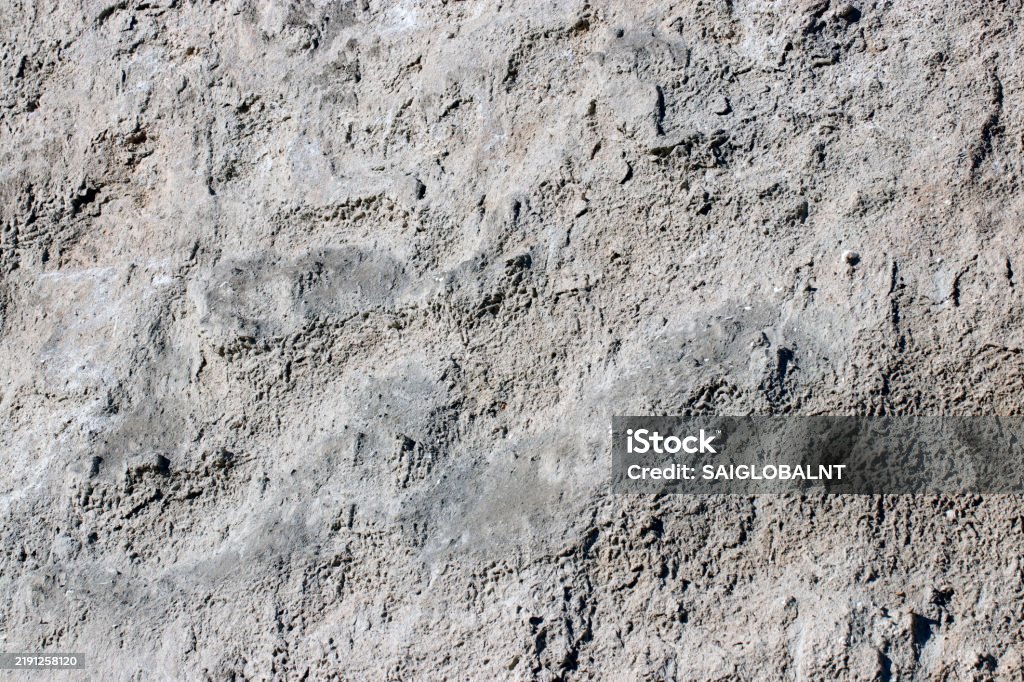Sandstone Rock Rough Light Grainy Craggy Rough Greywhite Sandstone Rock Surface Texture ...