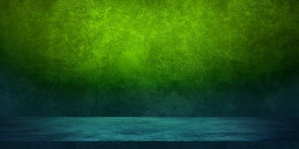 istock gradient studio background in cyan and green color tone. leather texture backdrop for design. 2191258705