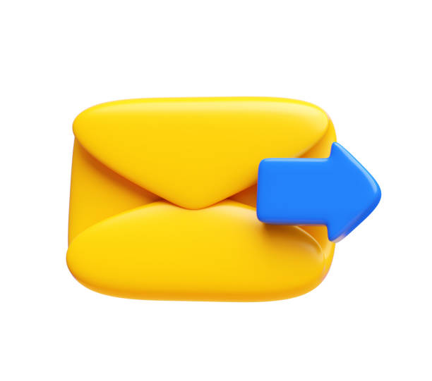 istock Email with Right Arrow icon 3d illustration 2191262170