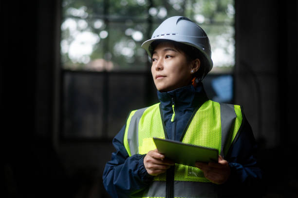 istock asian female engineer using digital tablet in factory 2191263293