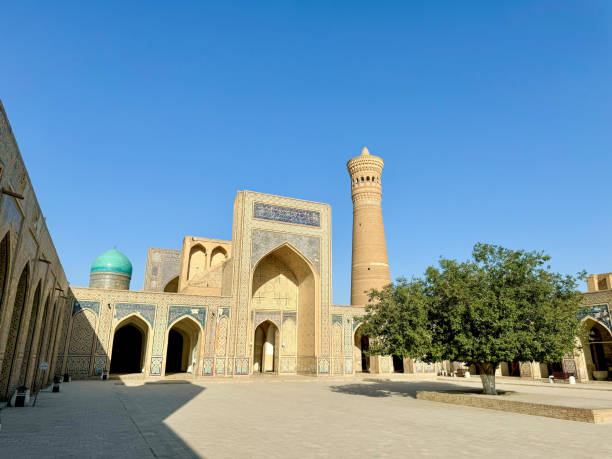 istock Historic Madrasa and Minaret with Tree in Central Courtyard 2191265785
