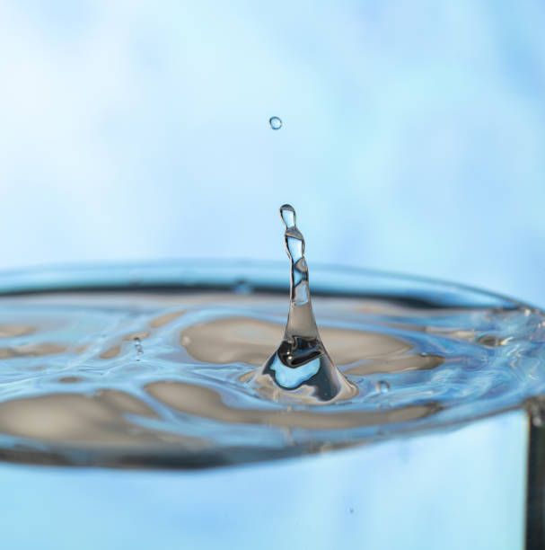 istock Beautiful water droplets action shot 2191269197