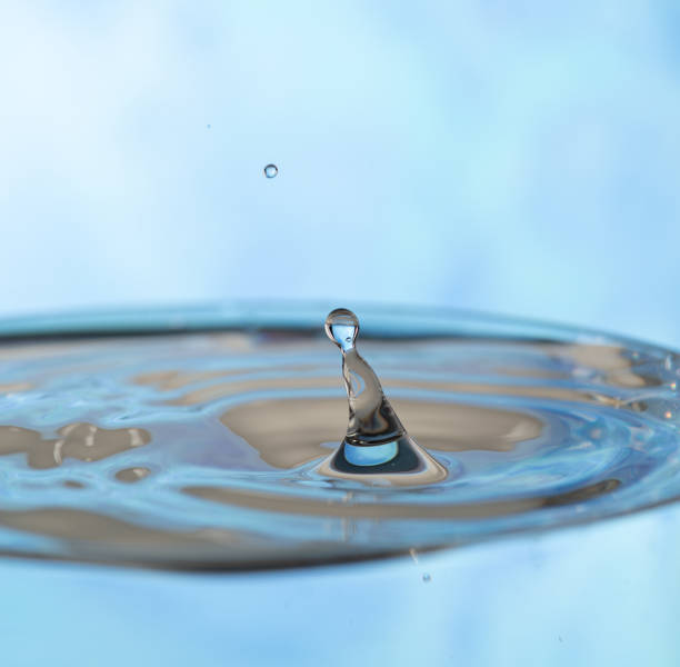 istock Beautiful water droplets action shot 2191269237