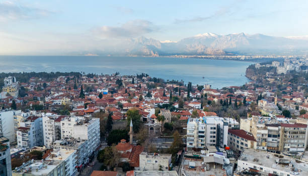 istock Hadrian's Gate and Old Town Antalya, Aerial View 2191276752