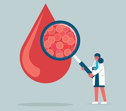 Blood Sample Lab Graphics Blood Laboratory Stock Illustration - Download Image Now - Blood ...