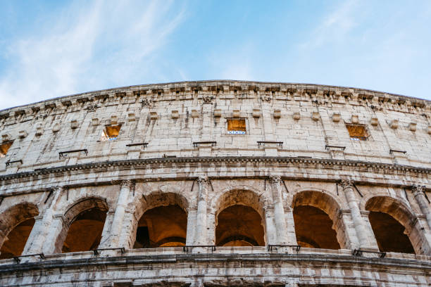 The Colosseum in Rome in Italy.
