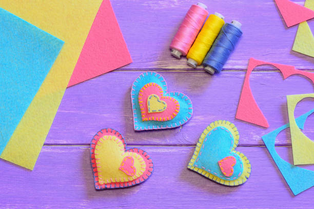 istock Valentines day decorations idea. Easy sewing Valentines day gifts 2191279336
