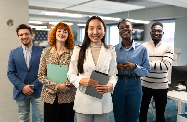 istock Confident multi-ethnic business people in office 2191280562