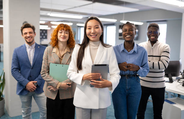 istock Confident multi-ethnic business people in office 2191280615