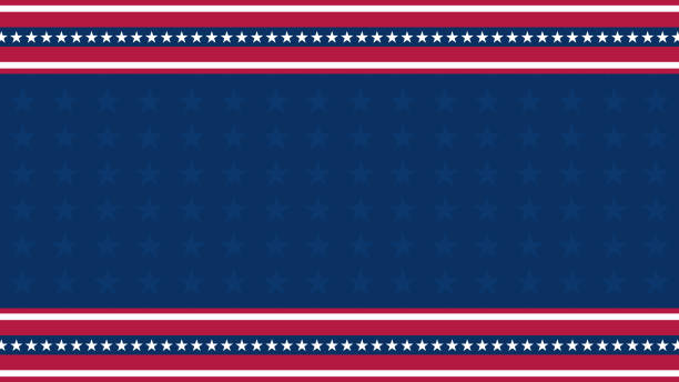 istock Red, White, and Blue Design With Stars and Stripes for Celebrations and Events 2191281208