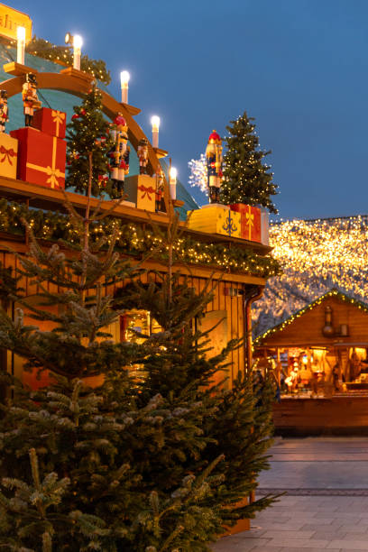istock Xmas festivities and decorations at a German Christmas Market 2191285952