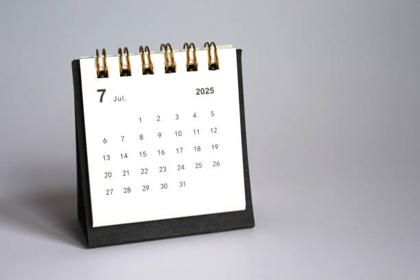 istock new year 2025 desk calendar white background 2191288146
