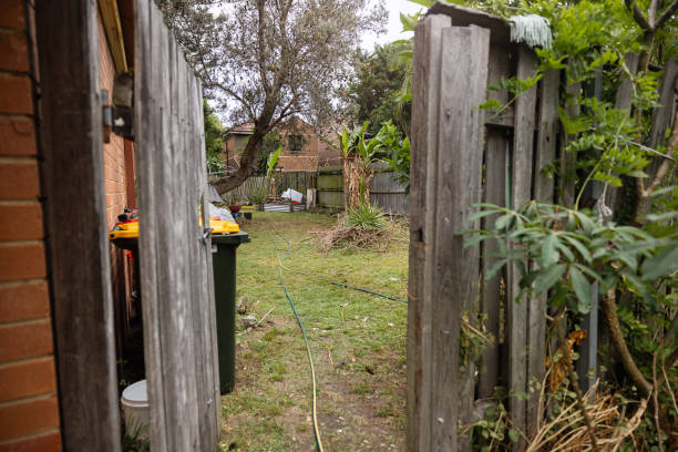 Back yard of an Australian home.