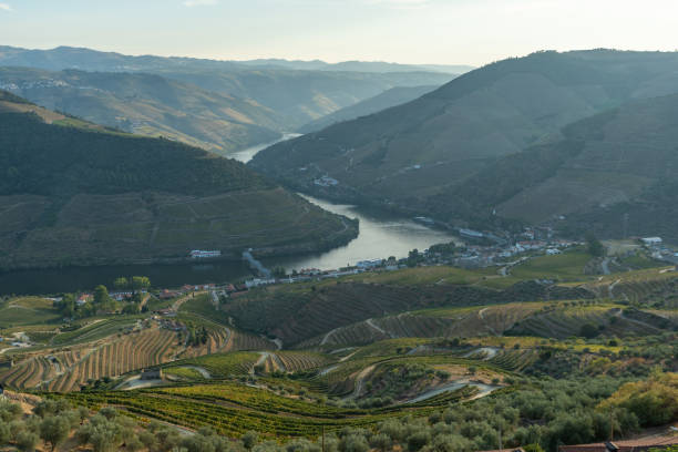 istock Douro Valley and Douro River Meander at Sunset. Portugal 2191297898